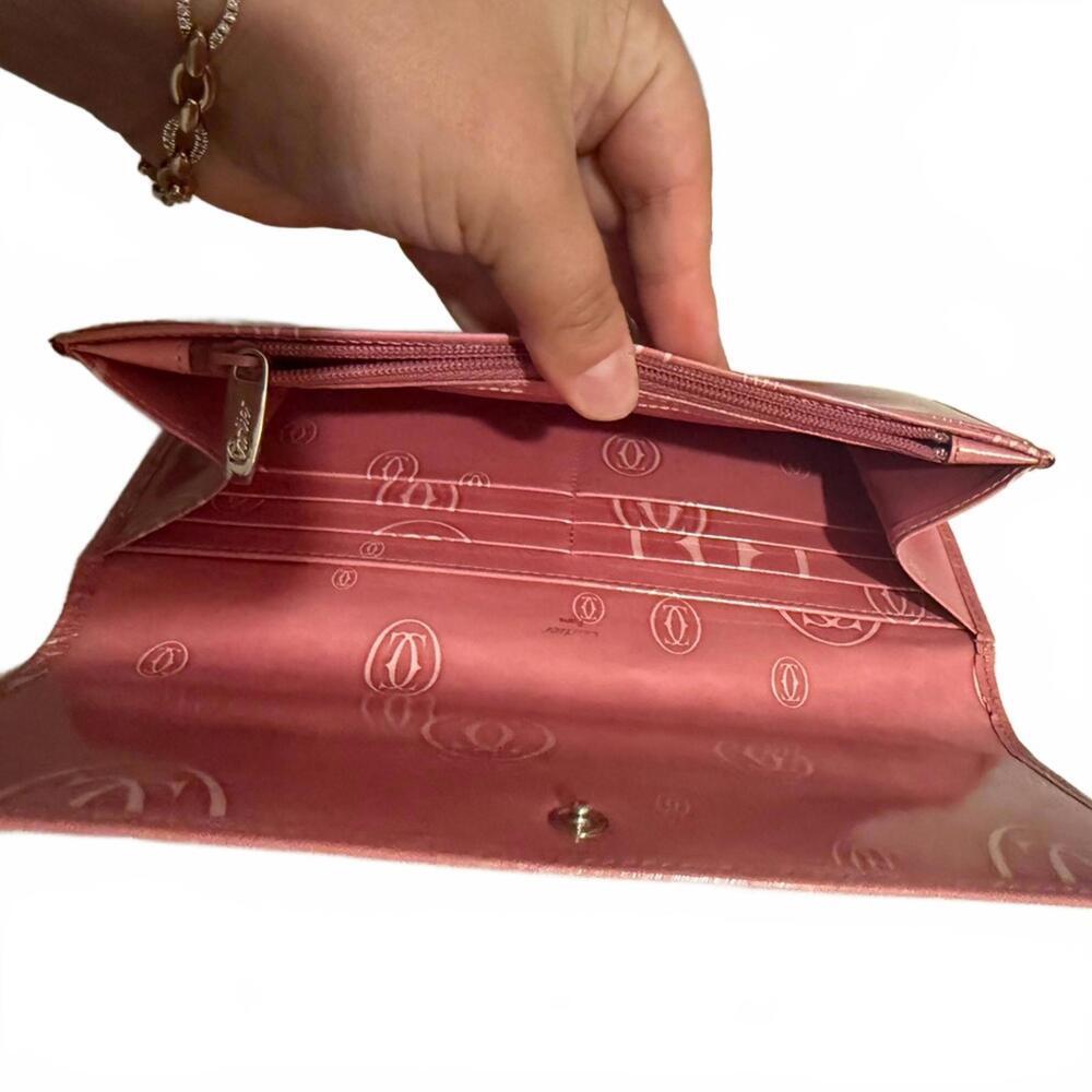 Authentic Pink Cartier Happy Birthday Long Wallet- GUC - Picture 9 of 9
